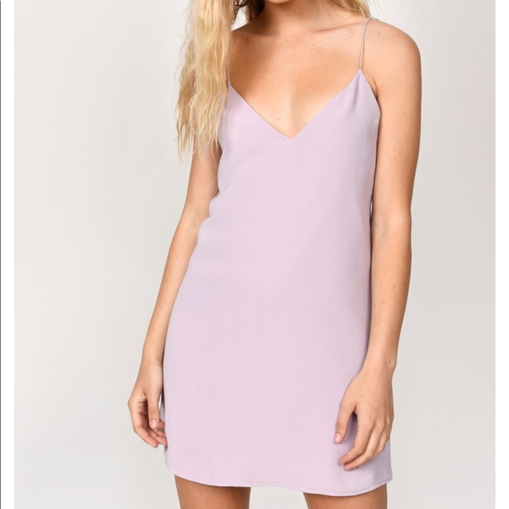 YOURS TRULY MAUVE SHIFT DRESS